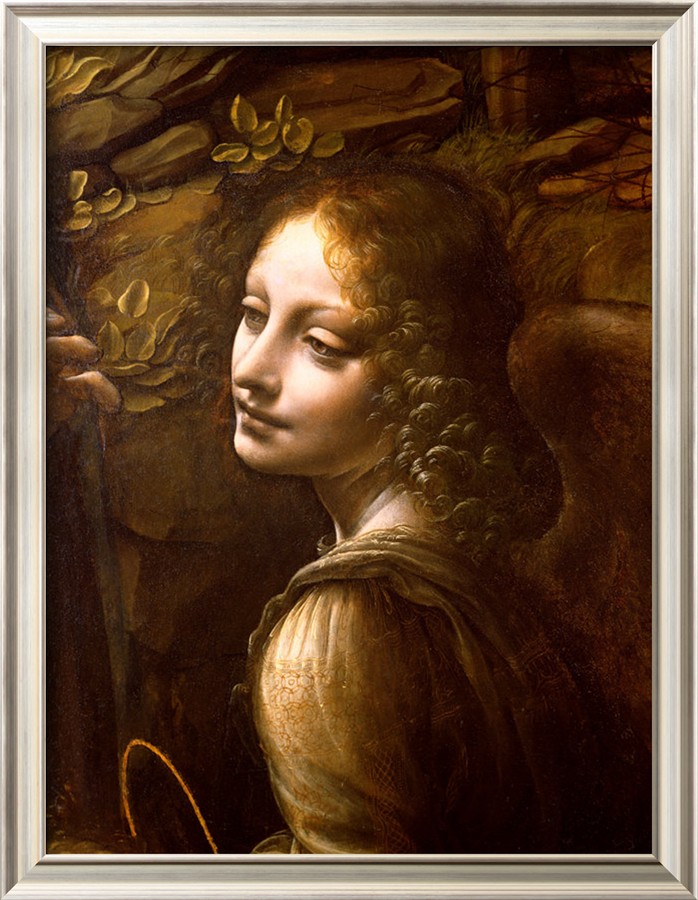 Detail of the Angel, from the Virgin of the Rocks - Leonardo Da Vinci Painting